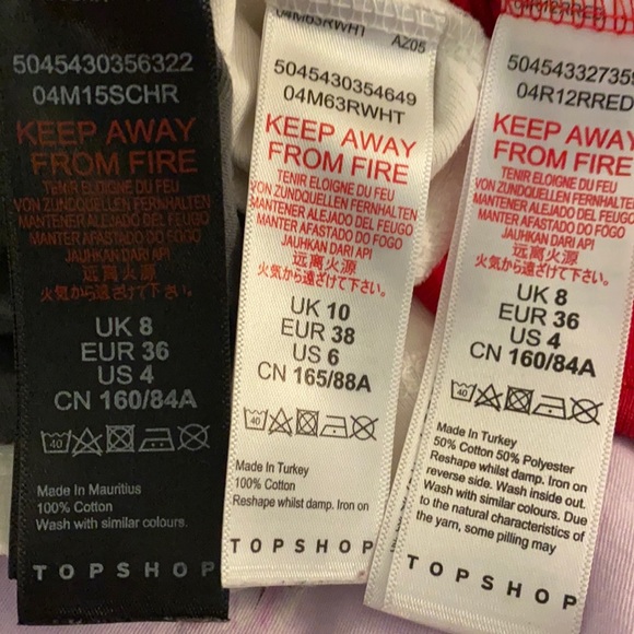 TOPSHOP Cropped T-shirt Set of 3 - Picture 12 of 12